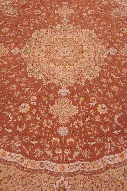 Ковер Иранский Tabriz Toranji Раунд 305x305 см