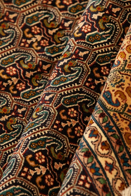 Ковер Индийский Сеннех Navy Blue 270x356 см