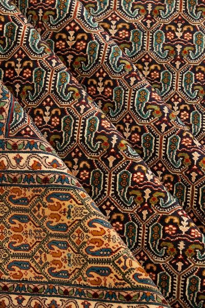 Ковер Индийский Сеннех Navy Blue 270x356 см