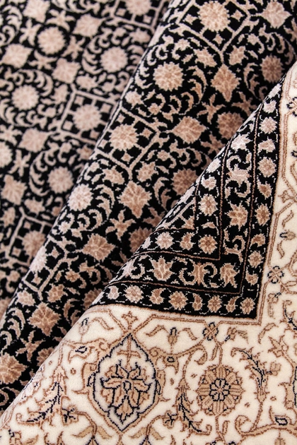 Ковер Индийский Herati-Black/Ivory 252x355 см