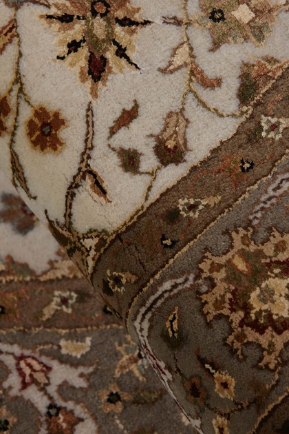 Ковер Индийский Puja Beige Oval 123x182 см