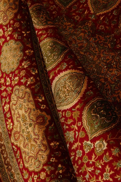 Ковер Индийский Kashmir Ardabil Red Раунд 294x300 см