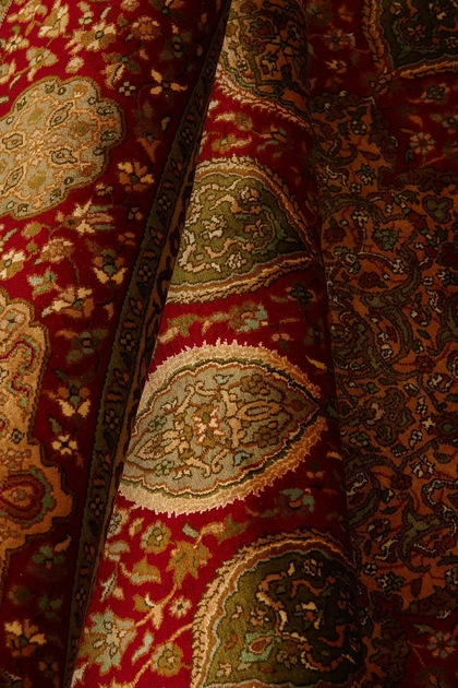 Ковер Индийский Kashmir Ardabil Red Раунд 294x300 см